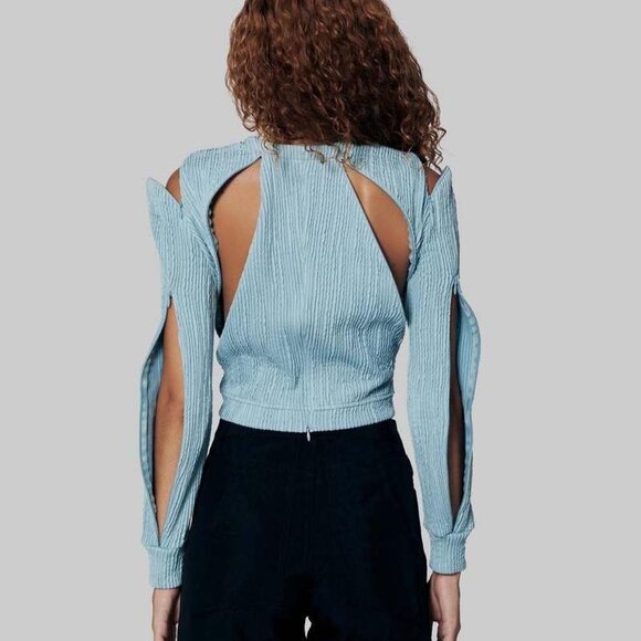 ECKHAUS LATTA womens sliced cardigsn - Picture 4 of 4